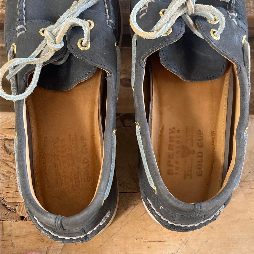 Sperry Gold Cup Premium Navy Boat Shoes - Sz. 8.5 Men’s - Picture 5 of 6